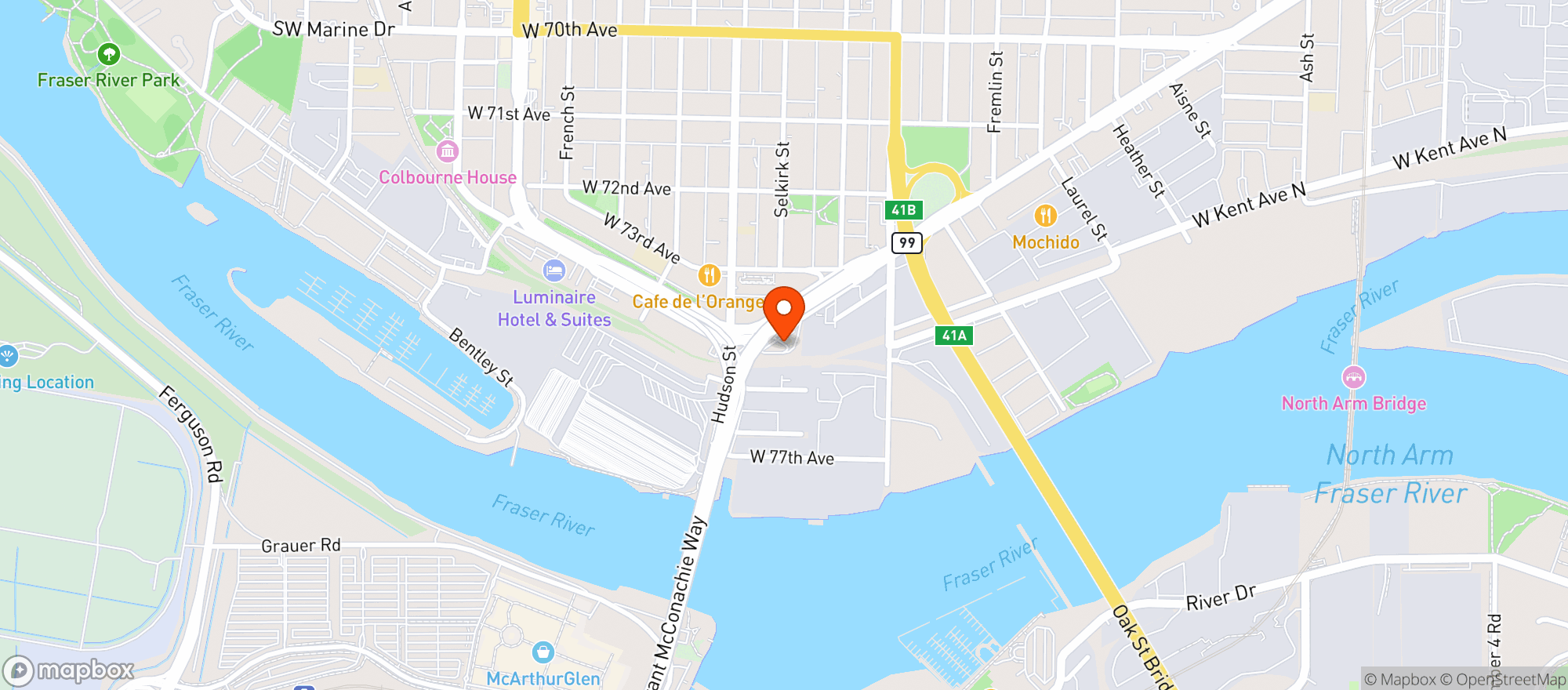 Map showing Save-on-foods