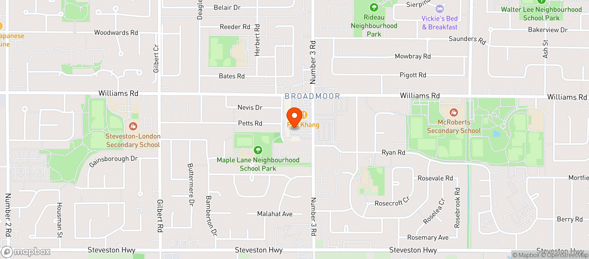 Map showing Freshco