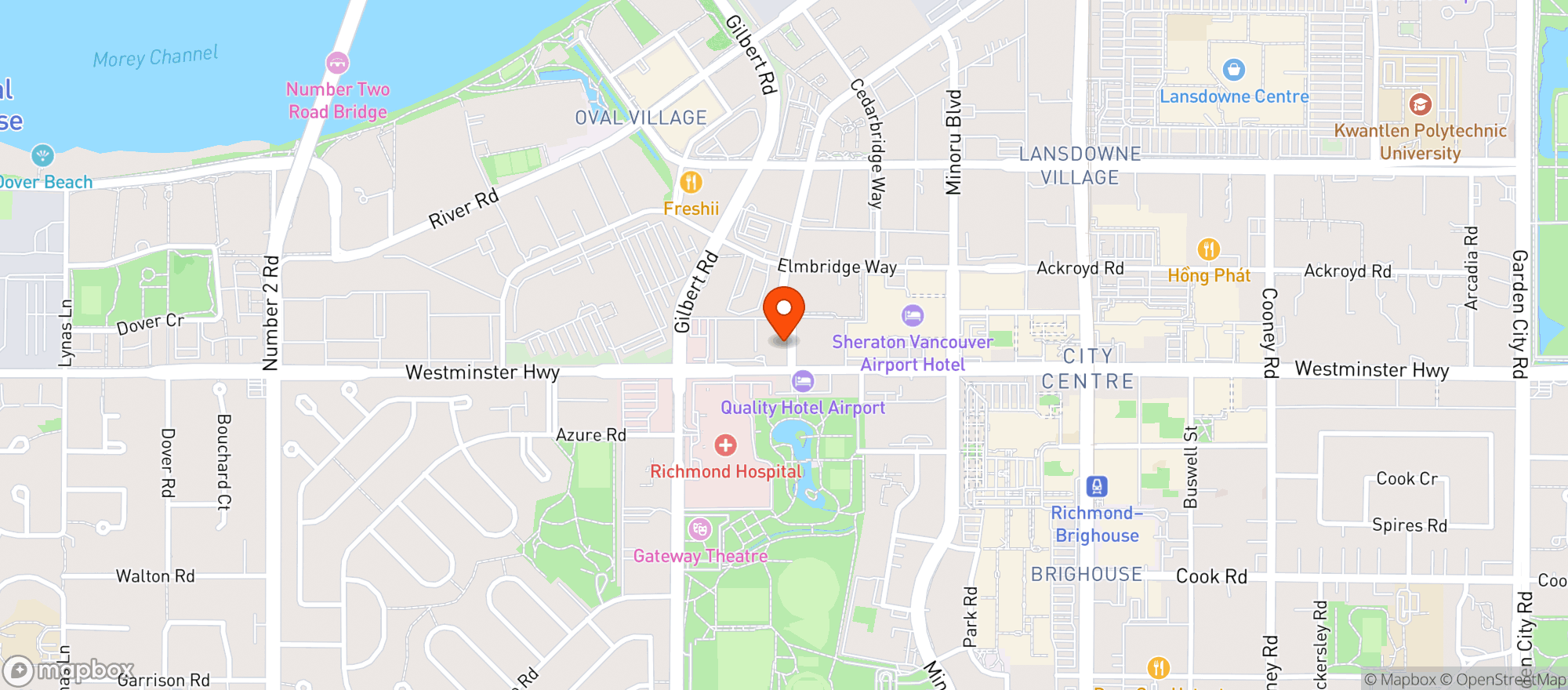 Map showing Free Bird Beer & Wine Store