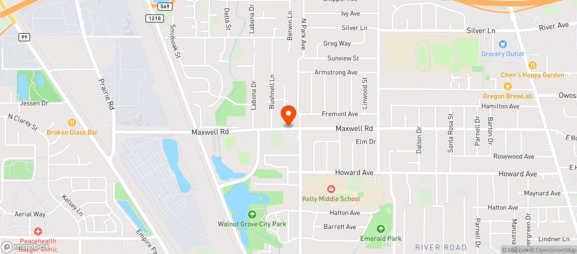 Map showing Fast N Fresh Deli