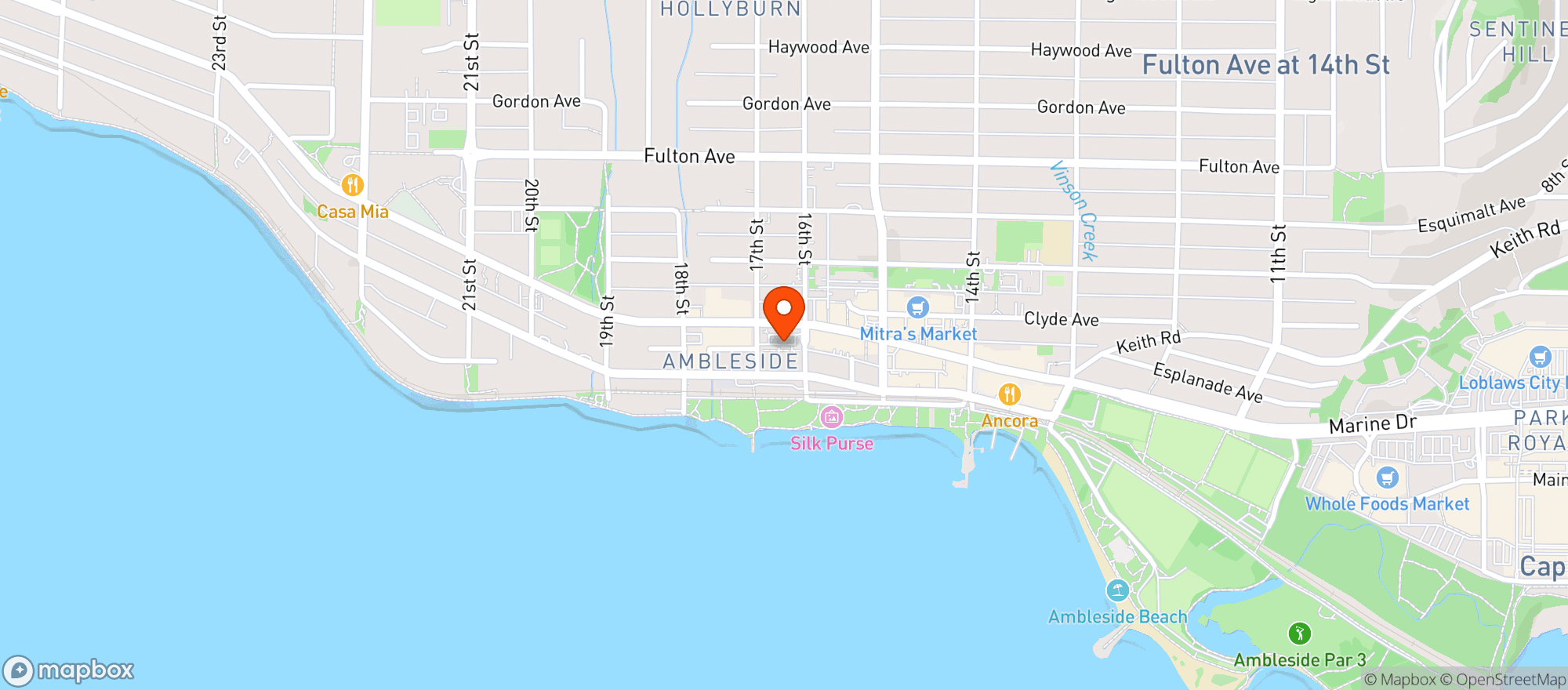 Map showing Georgia Main Fresh St Market