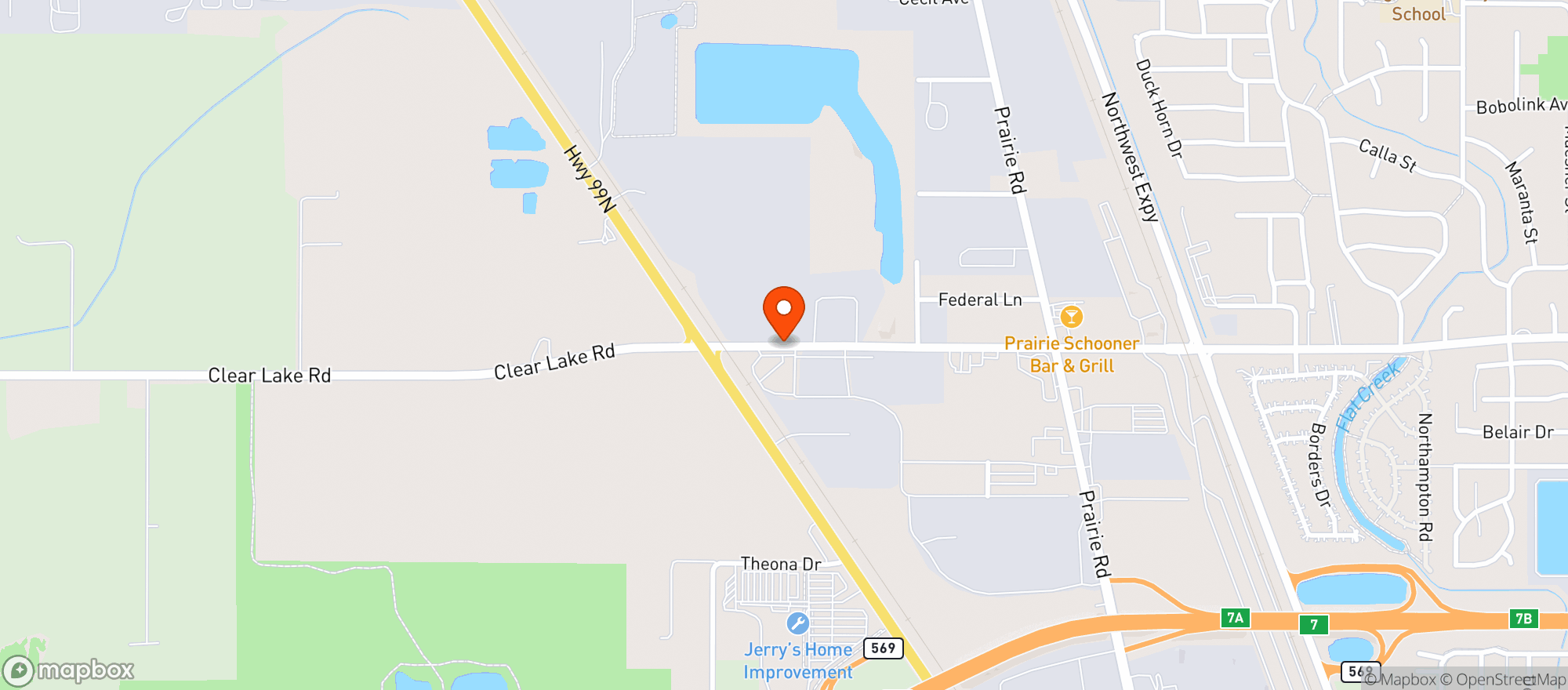 Map showing 76