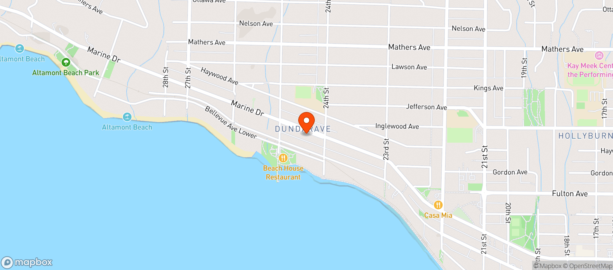 Map showing Angry Otter Liquor