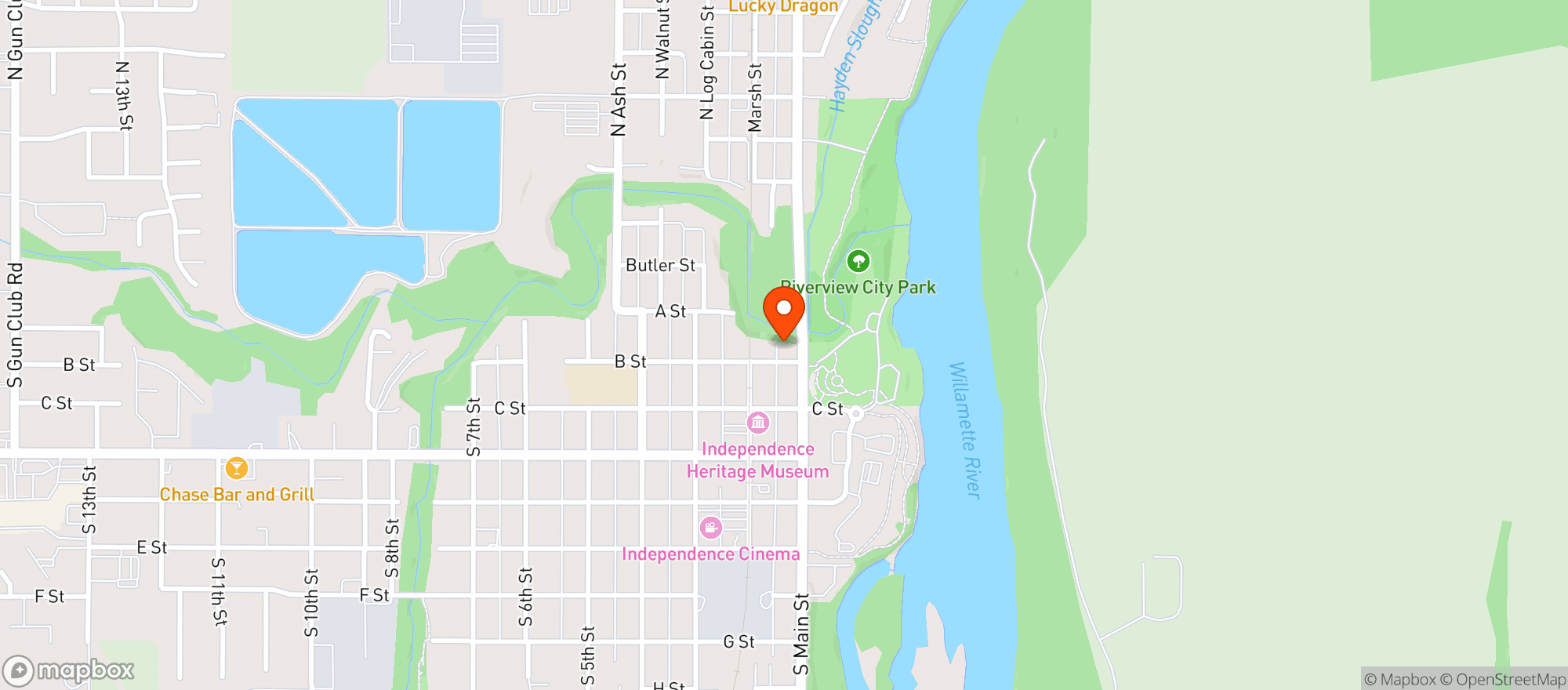 Map showing 7 STAR CONVENIENCE STR #1