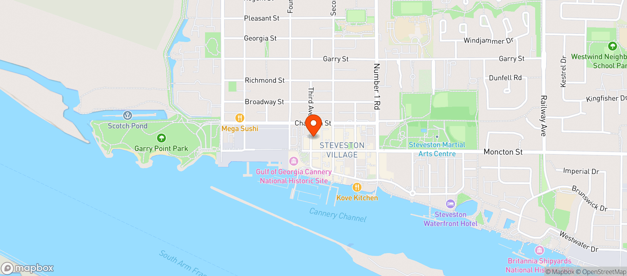 Map showing Save-on-foods