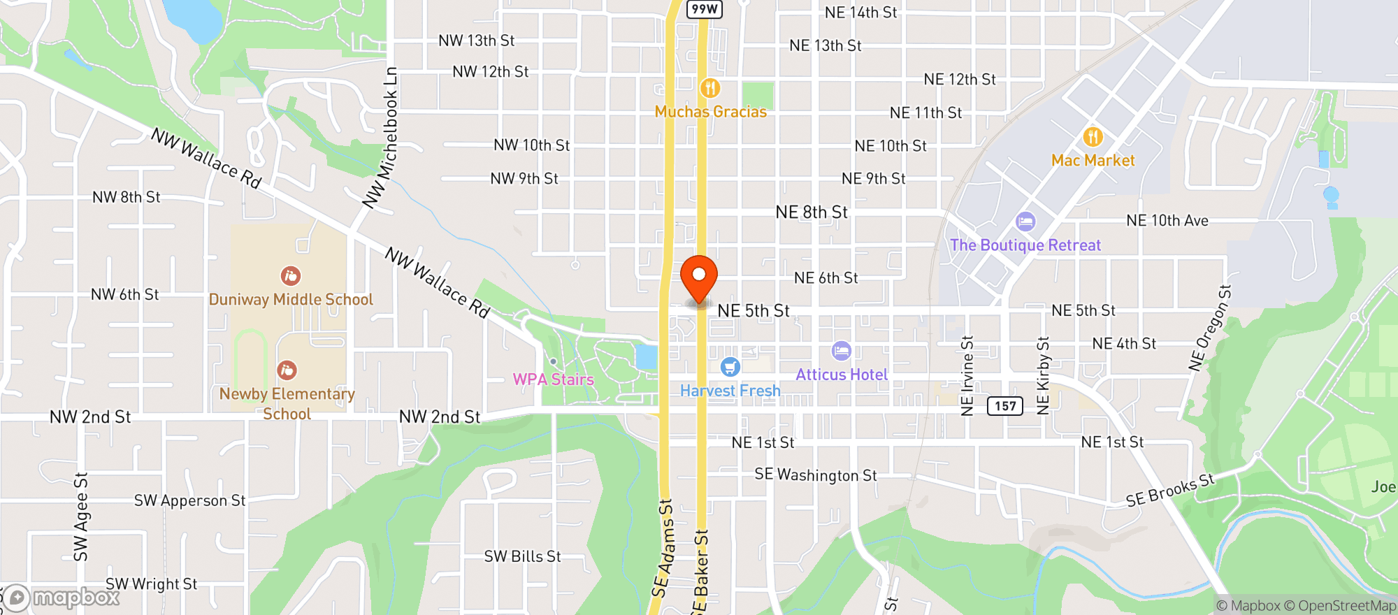 Map showing Center Market #17 Mcmin