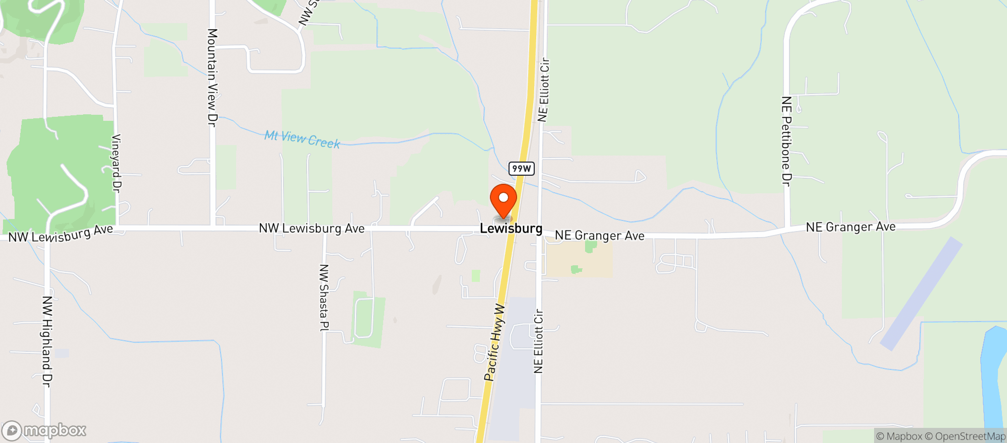 Map showing City Limits Store