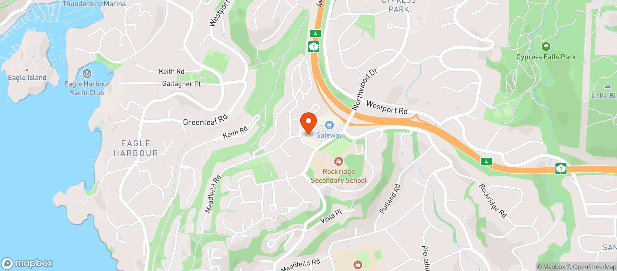 Map showing Pharmasave #214