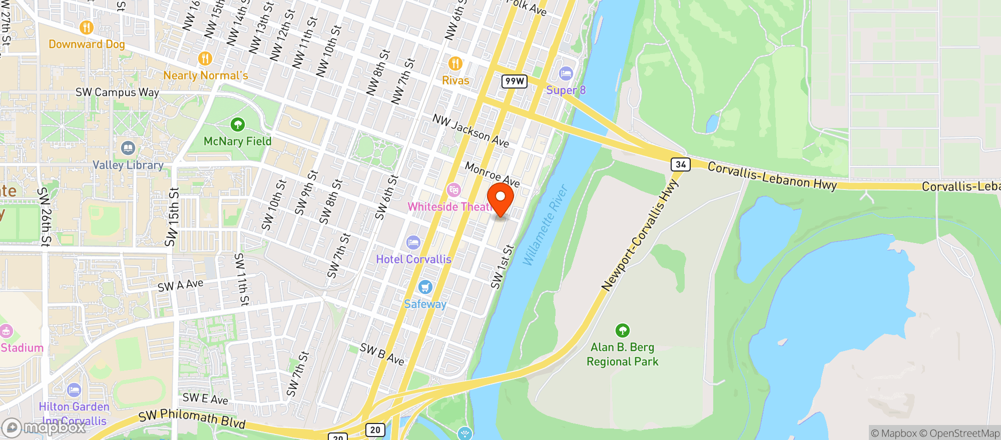 Map showing Lucca