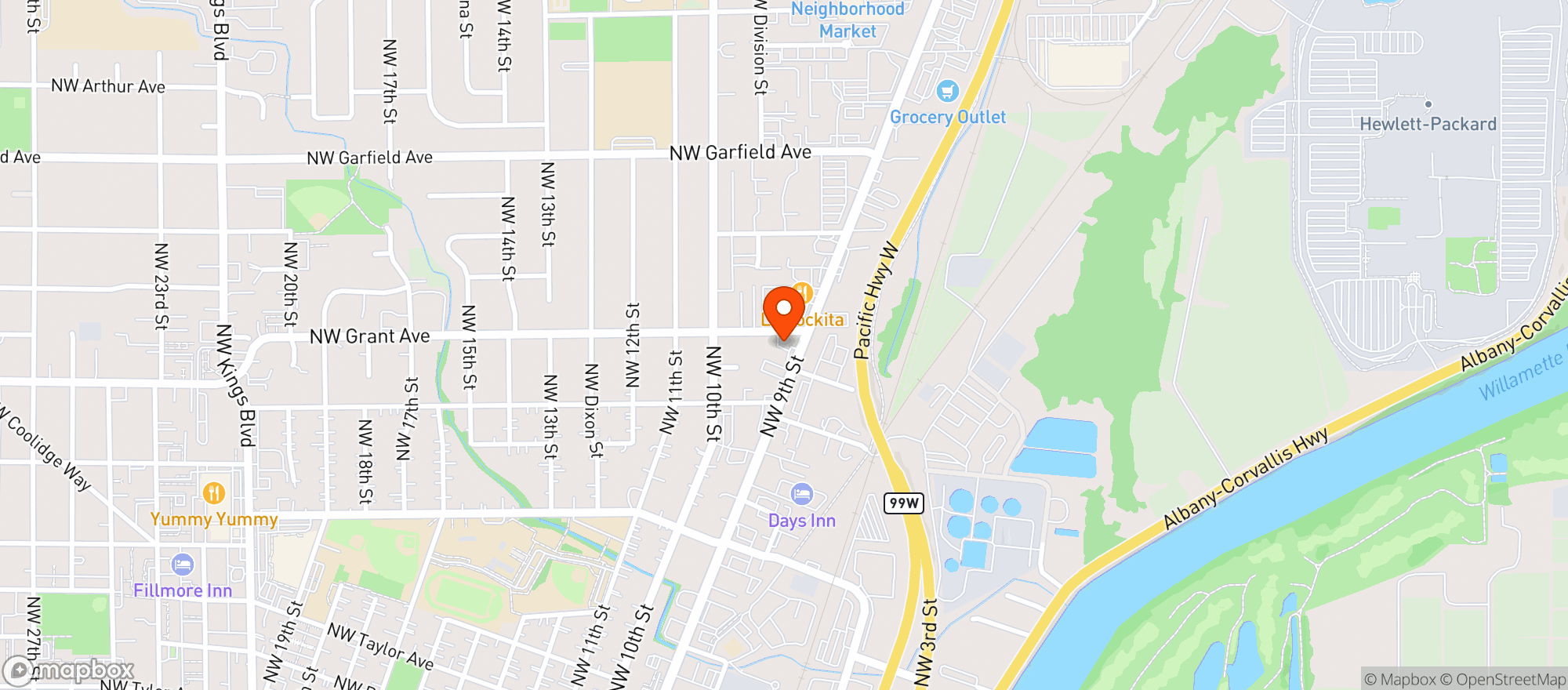 Map showing JACKSONS #111 - 9TH CORV
