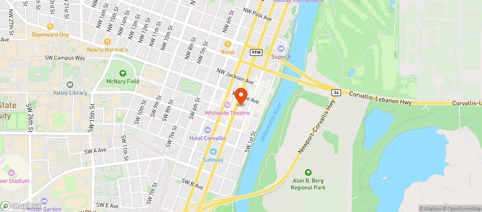 Map showing Restyle