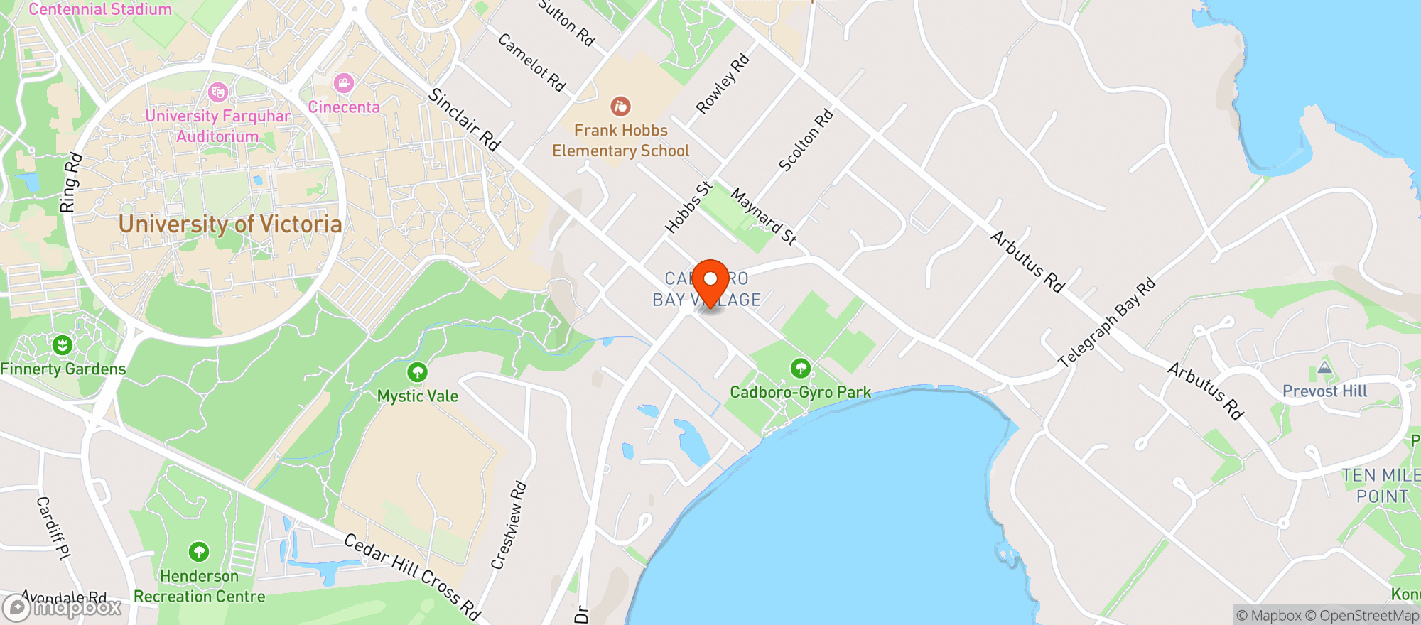 Map showing Peppers Food Store