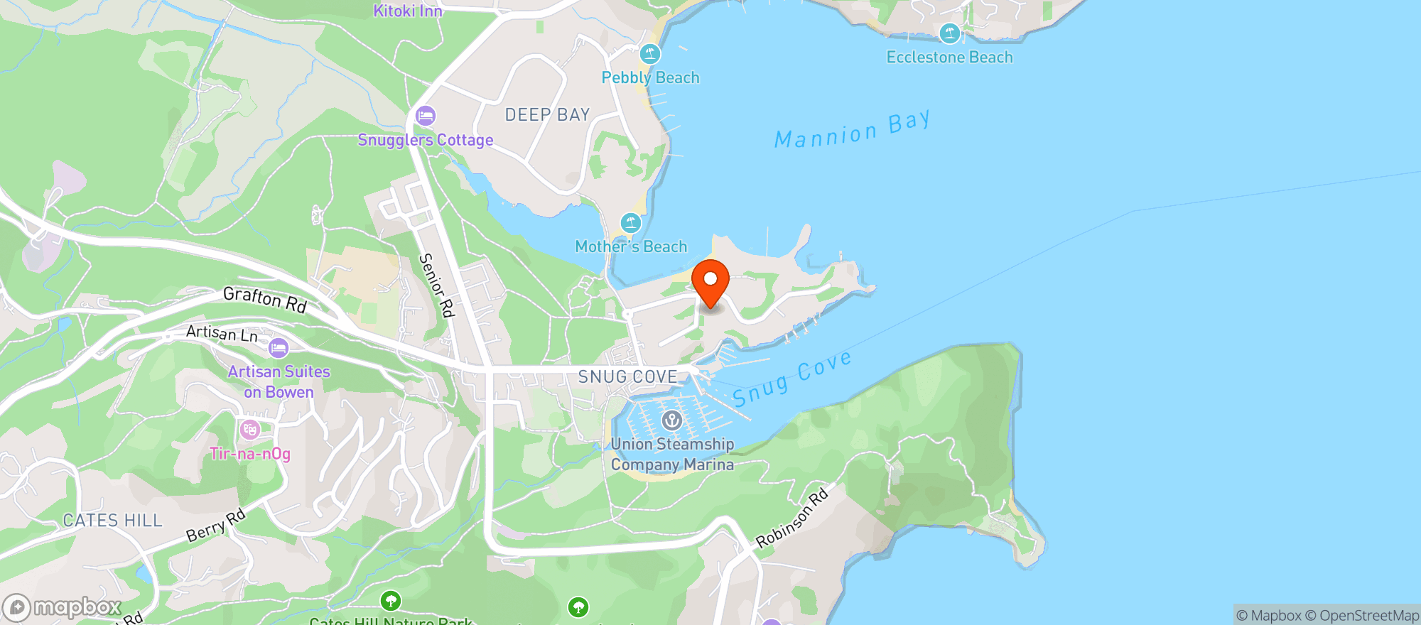 Map showing Tell Your Friends Cafe