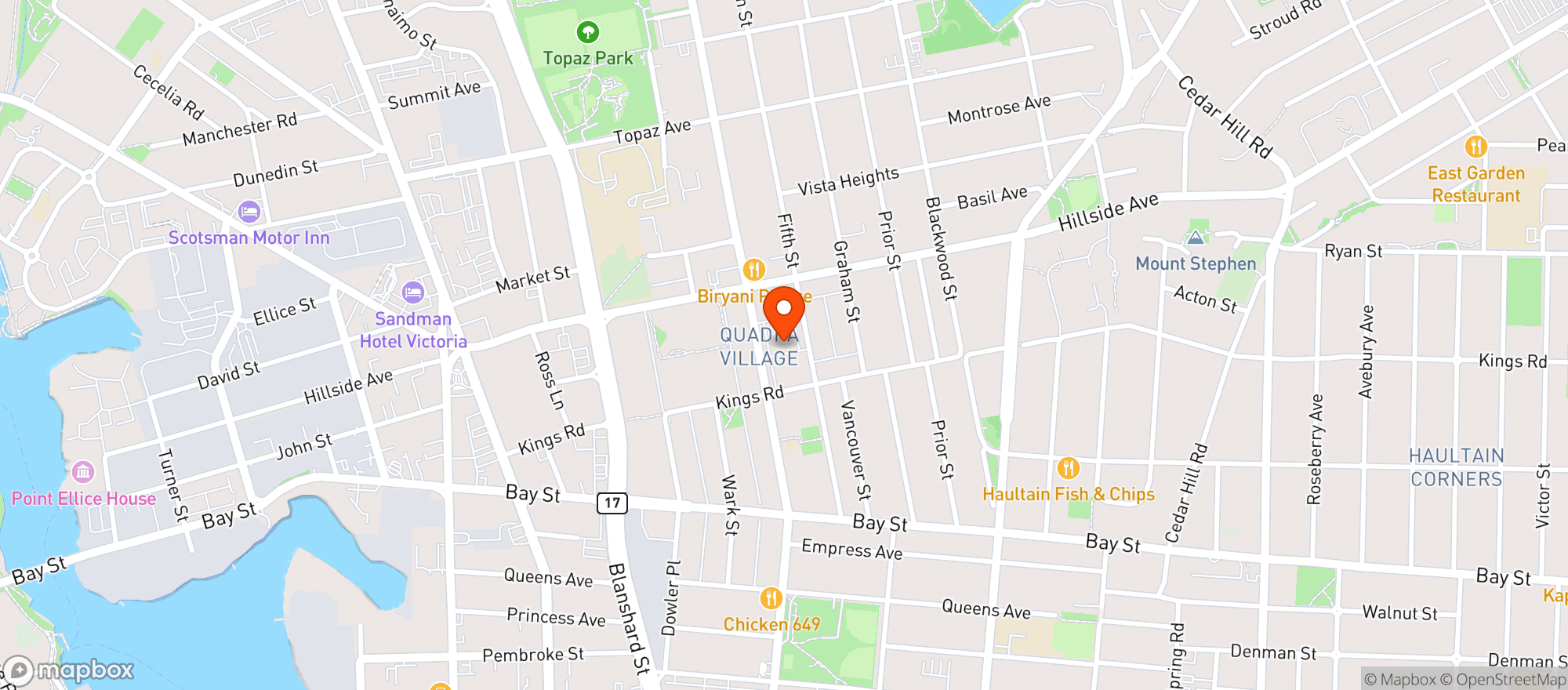 Map showing Fairway Market