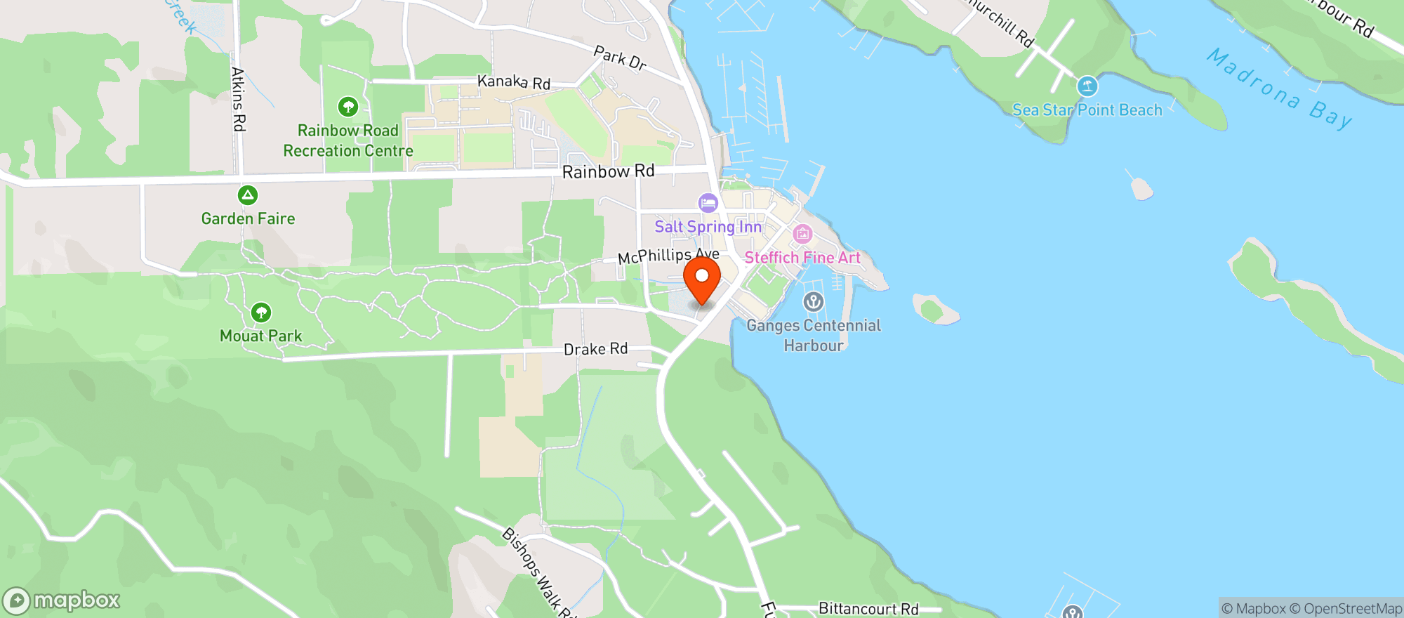 Map showing Harbour Food Market