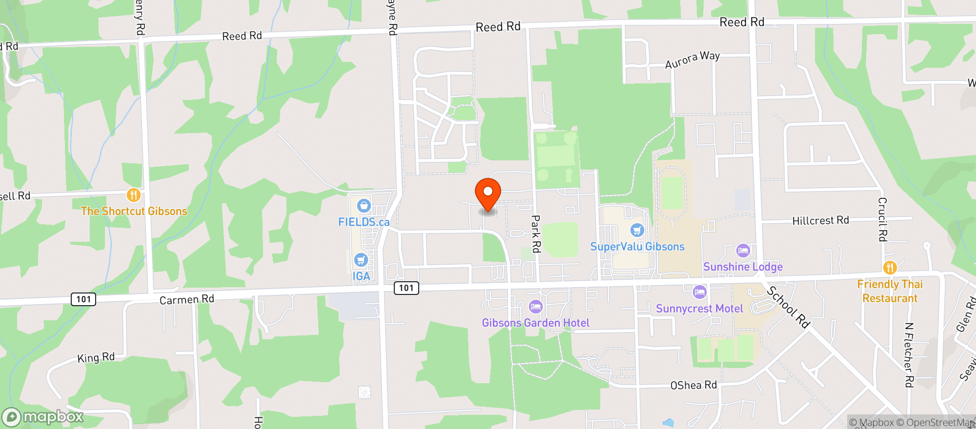 Map showing Good Fridays Cheese Co