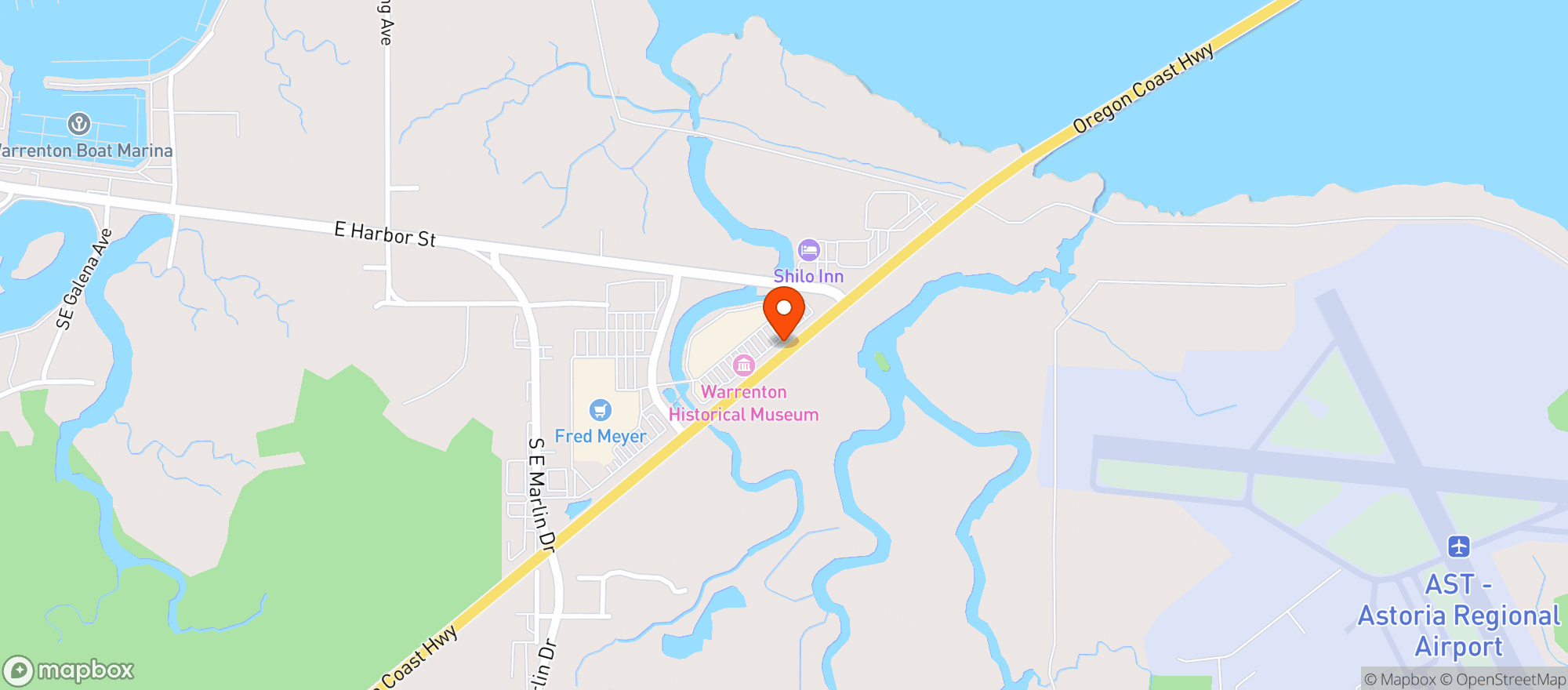 Map showing Natural Grocers by Vitamin Cottage - Natural Grocers by VC_Warrenton (NC) - 00100010881