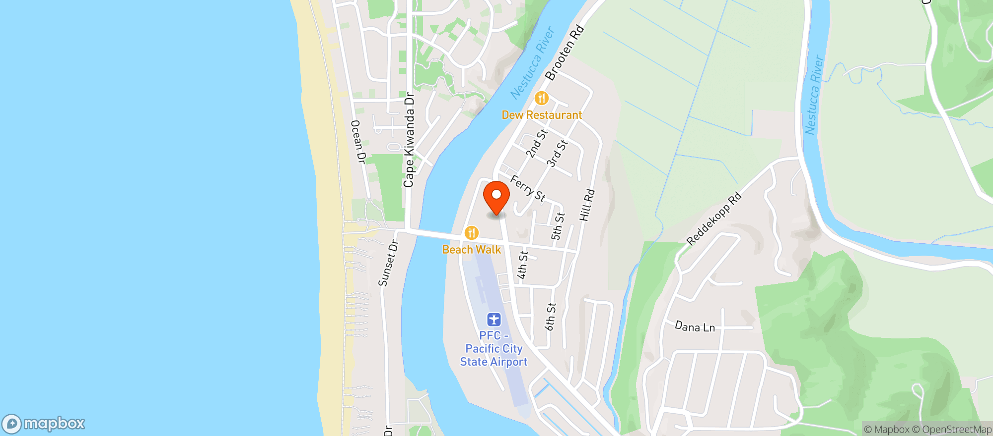 Map showing TWIST WINE COMPANY & LOUNGE