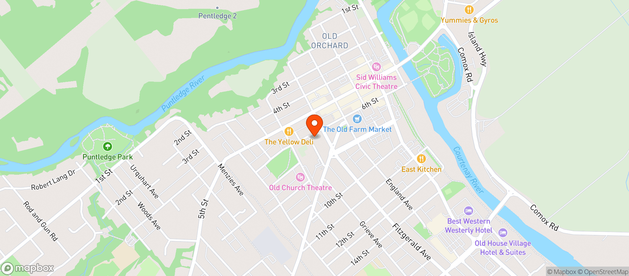 Map showing Il Falcone Restaurant