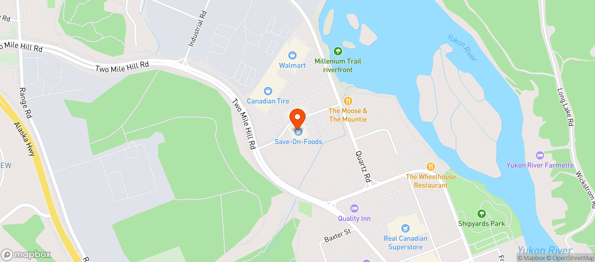 Map showing Save-On-Foods