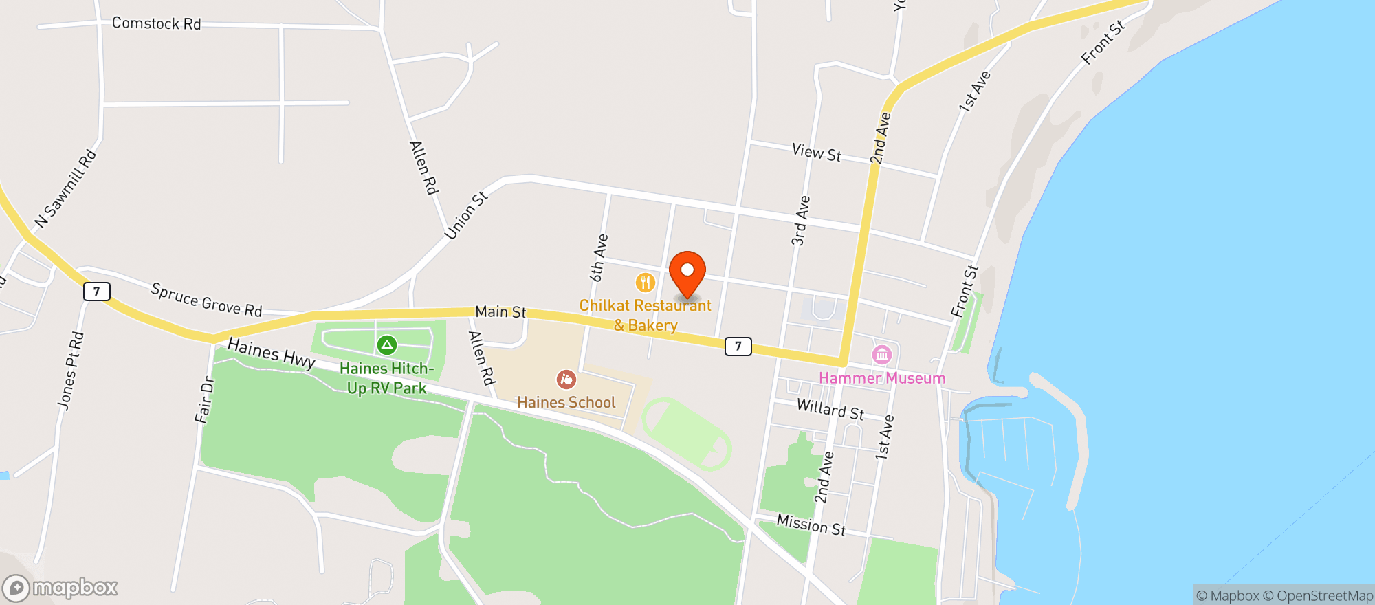 Map showing Oleruds Market Center - 00100021304