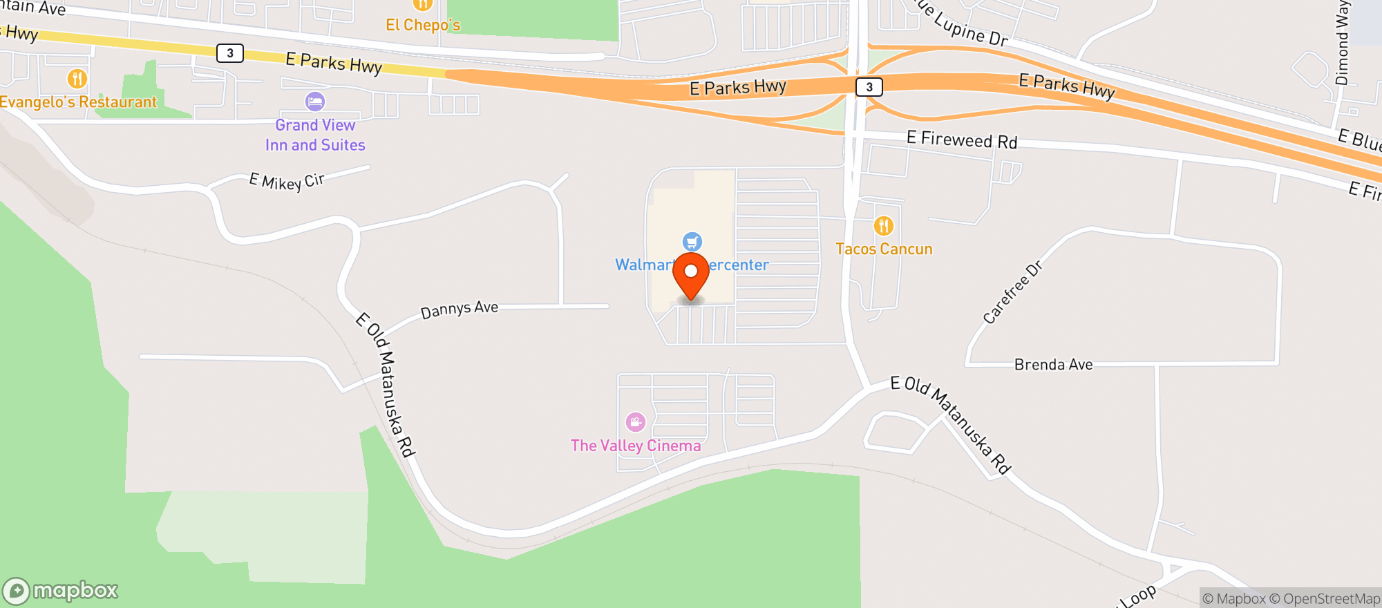 Map showing Brown Jug