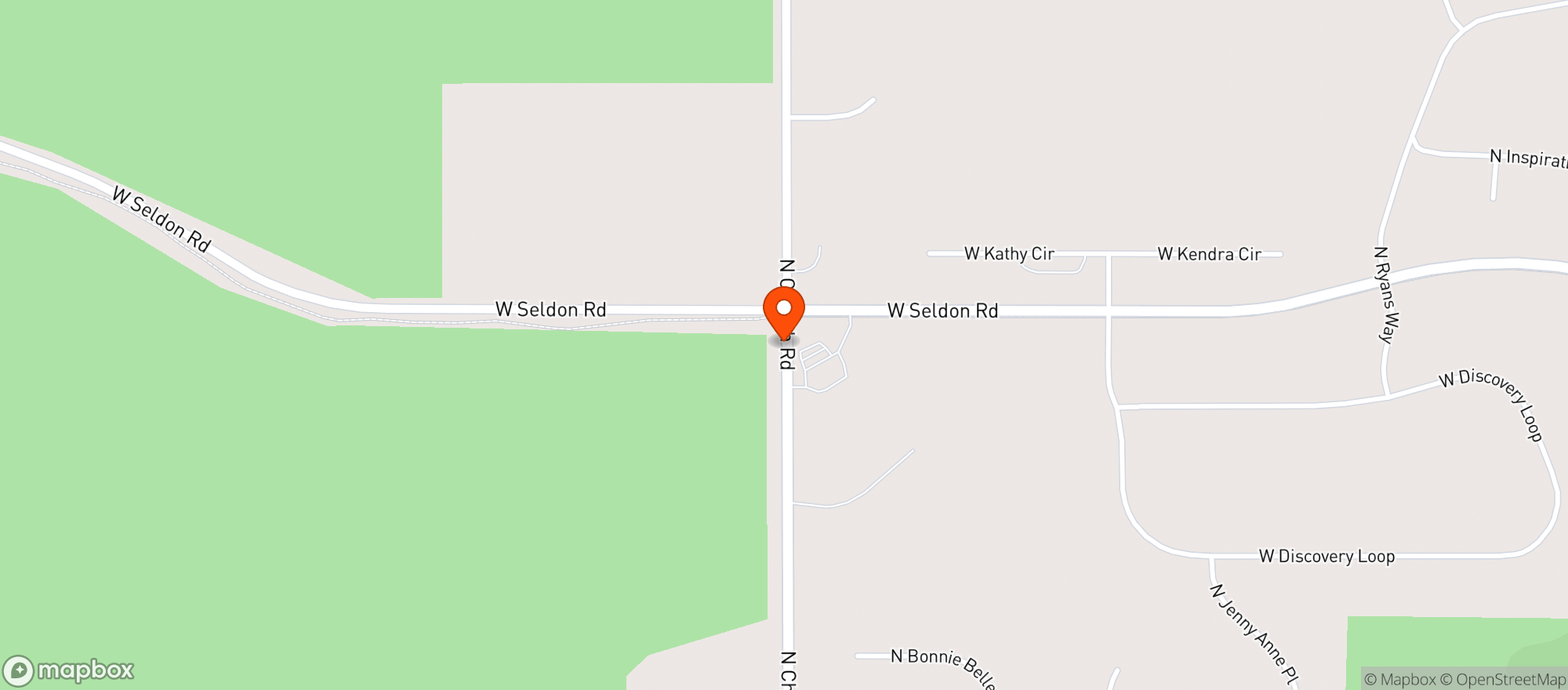Map showing Valley Country Store Liquor