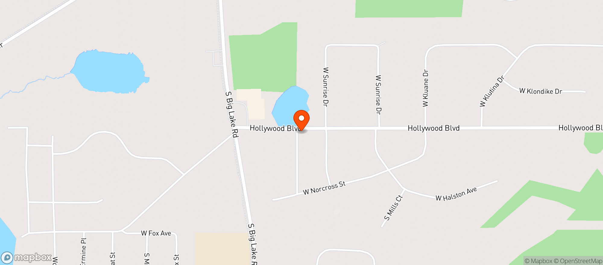Map showing Bears Den Liquor