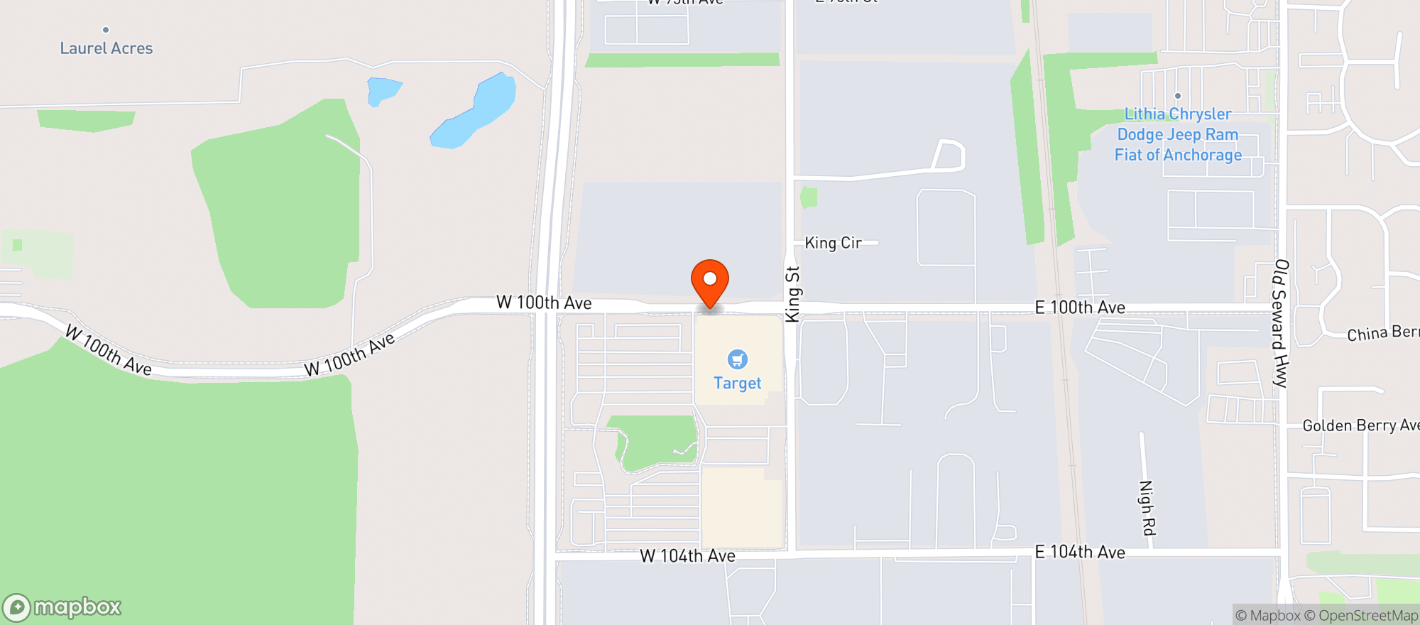 Map showing Target Liquor