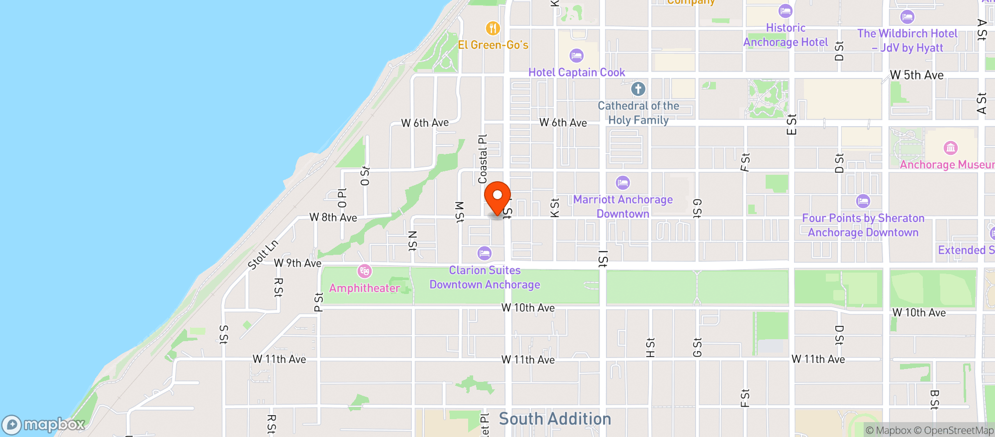 Map showing Benihana #1051