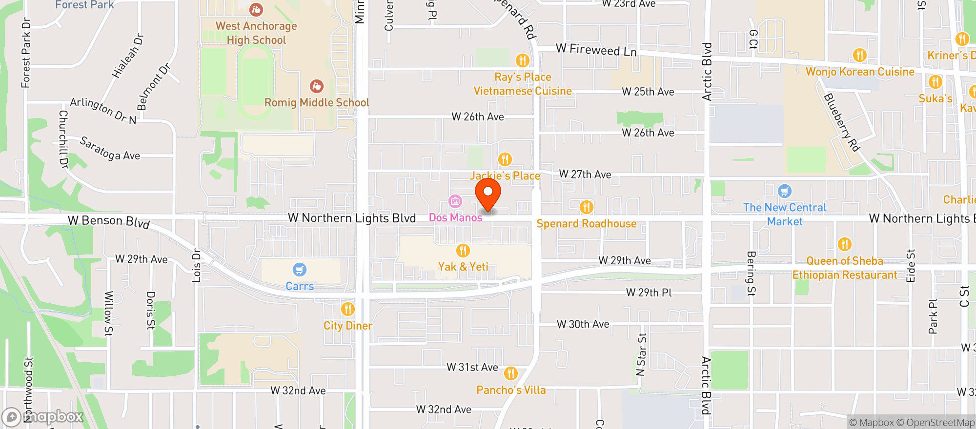Map showing Brown Jug