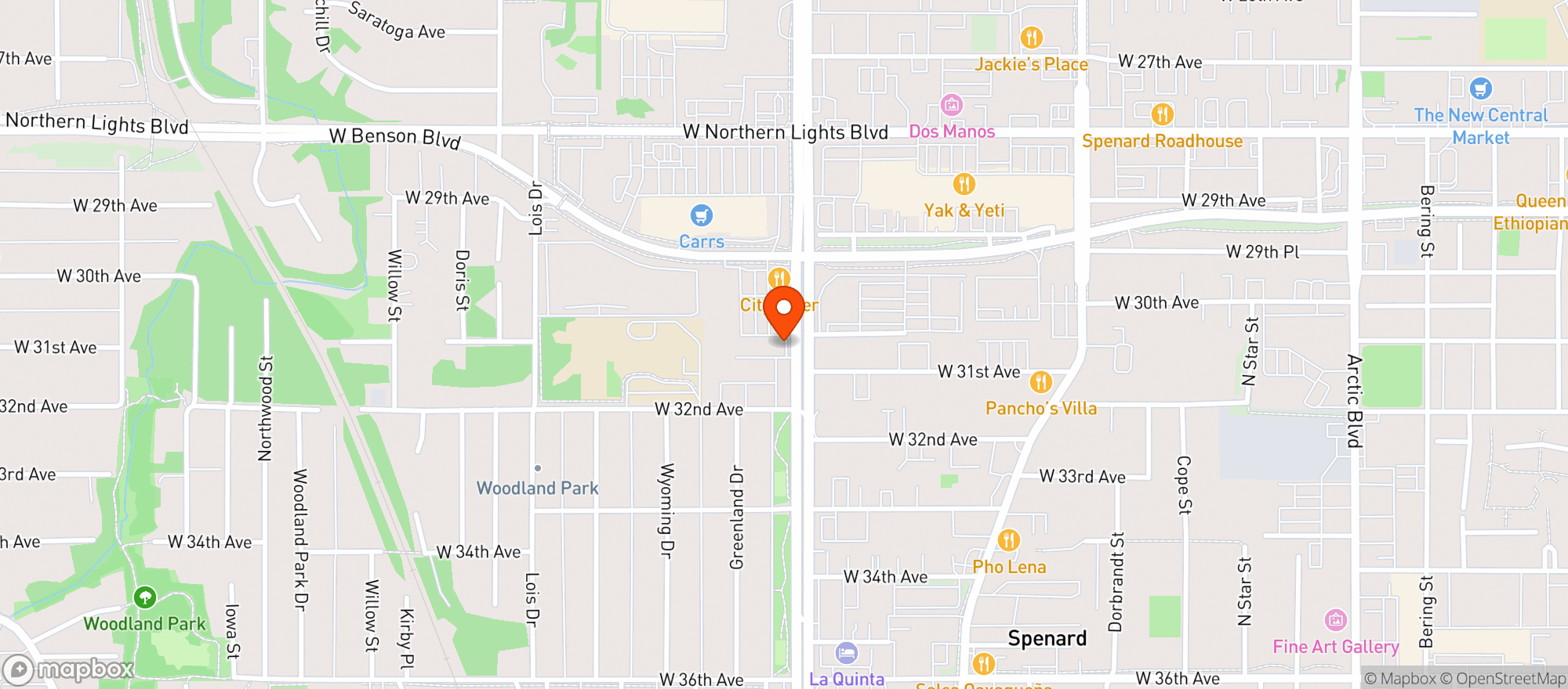 Map showing Wine House #54268