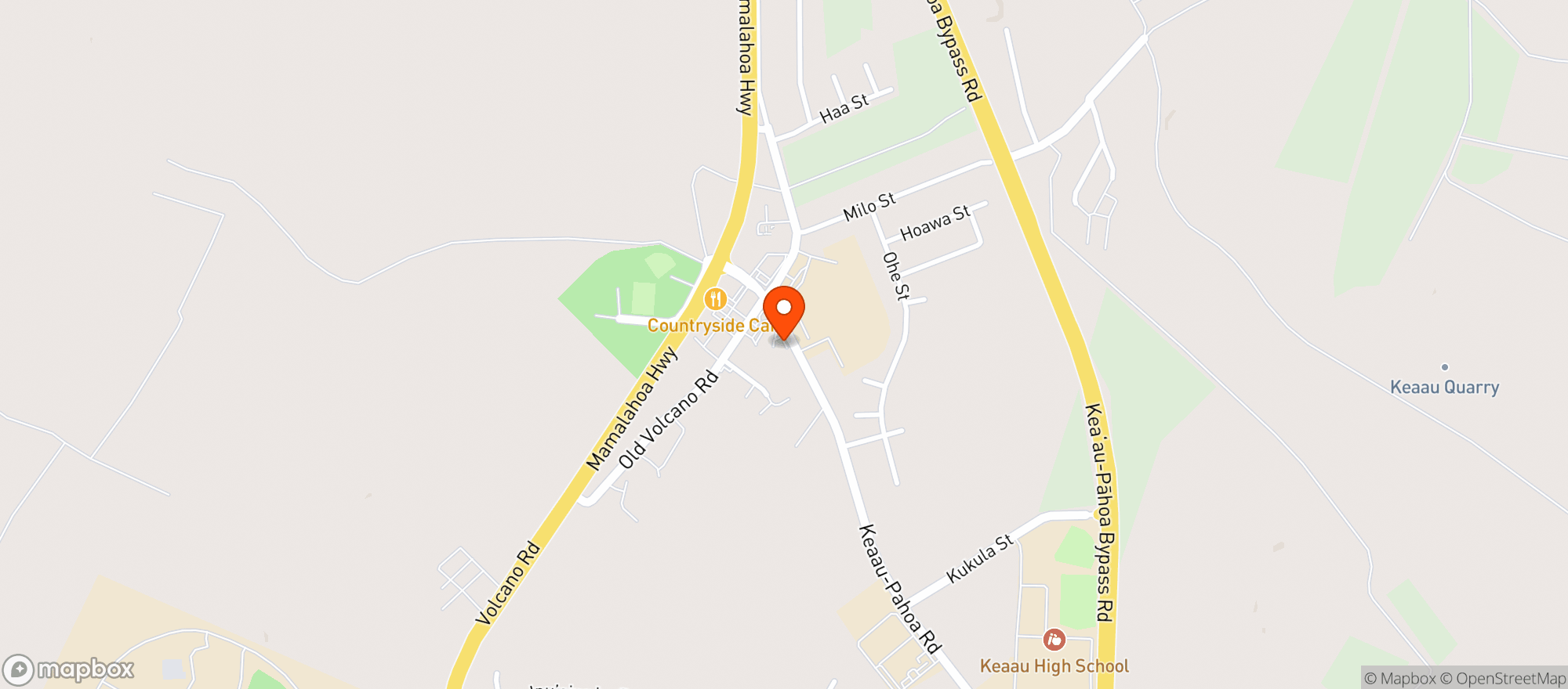 Map showing Lava Meats Llc