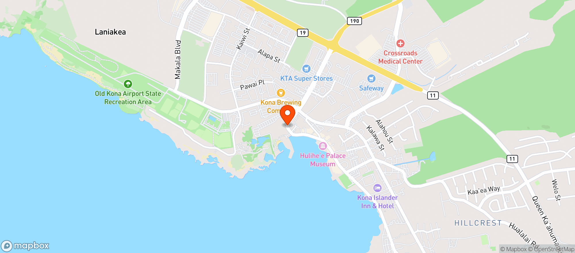Map showing Pancho & Leftys Cantina