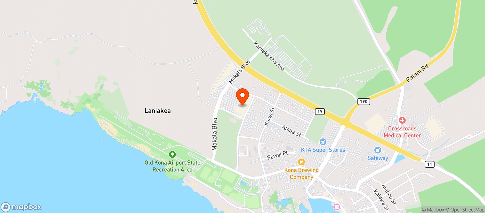 Map showing Target