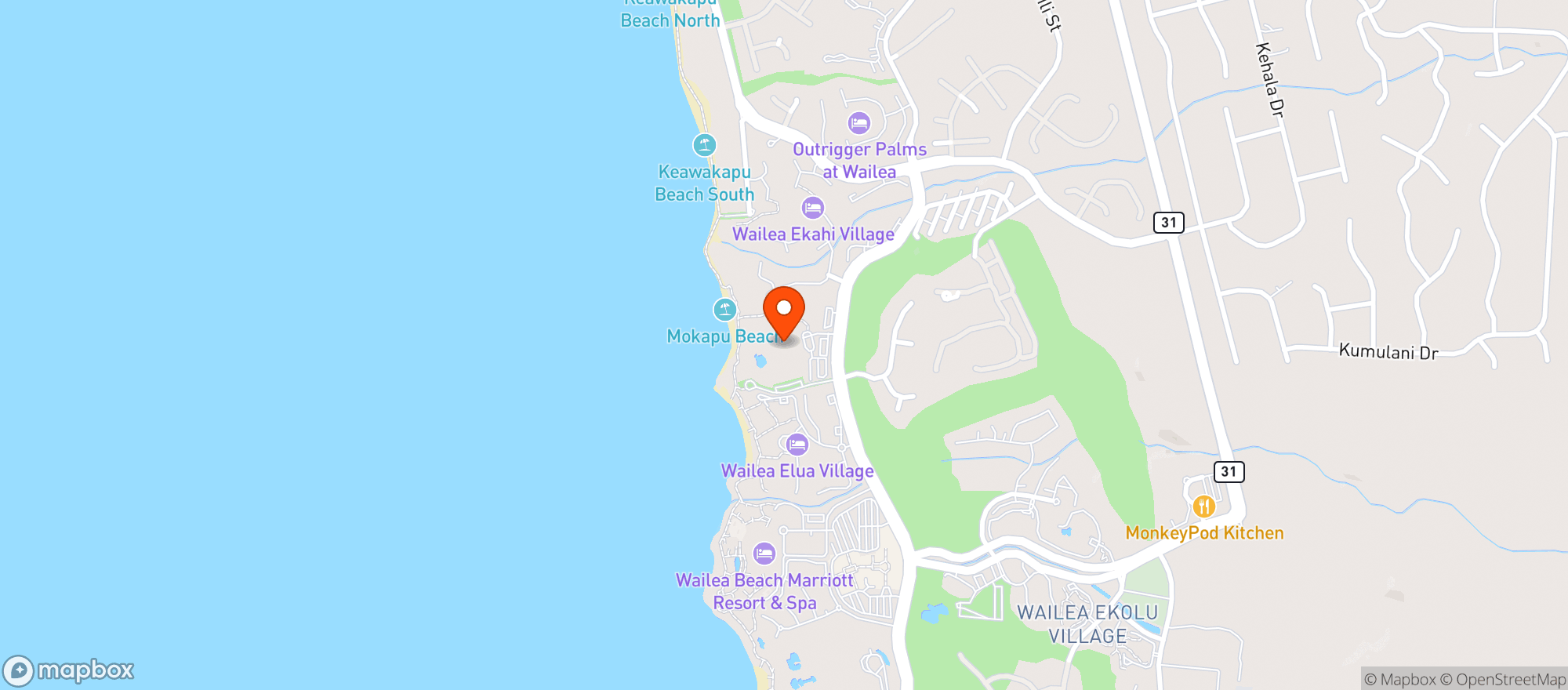 Map showing Andaz Hotel #oggaw