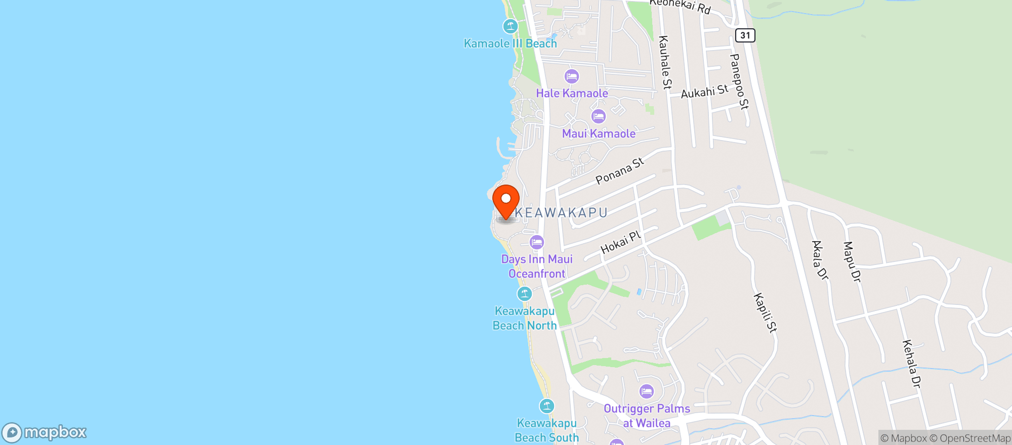 Map showing 808 General Store