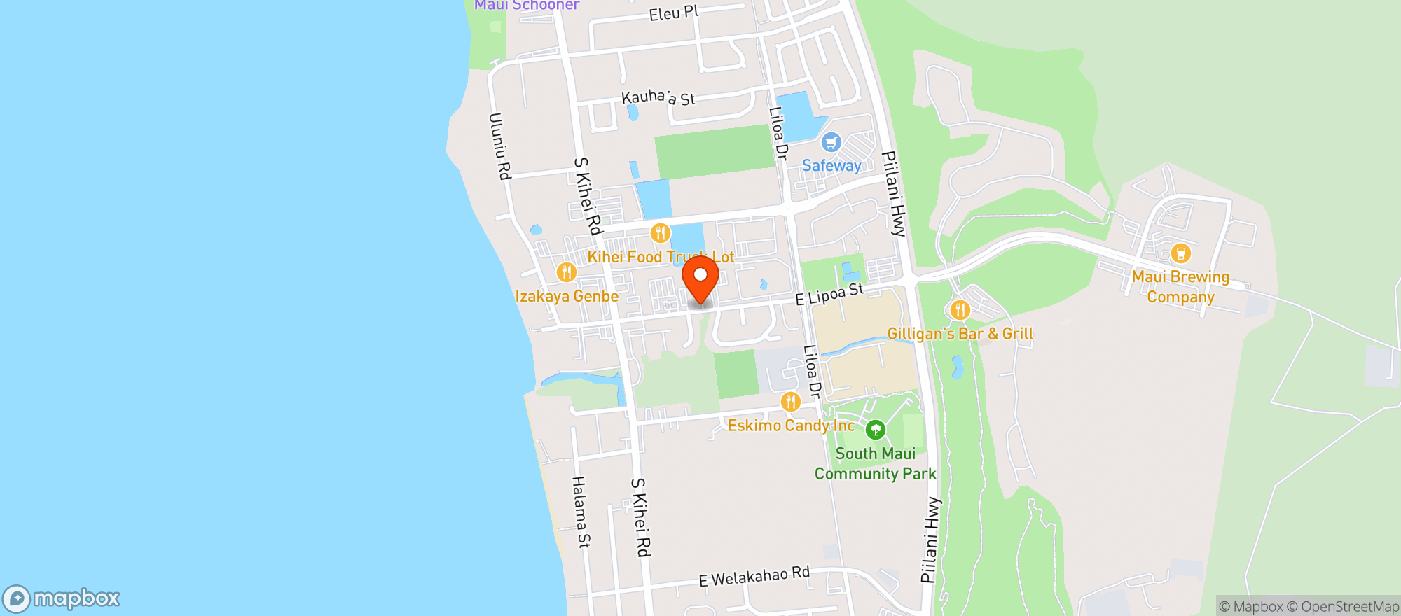 Map showing Fabianis Restaurant