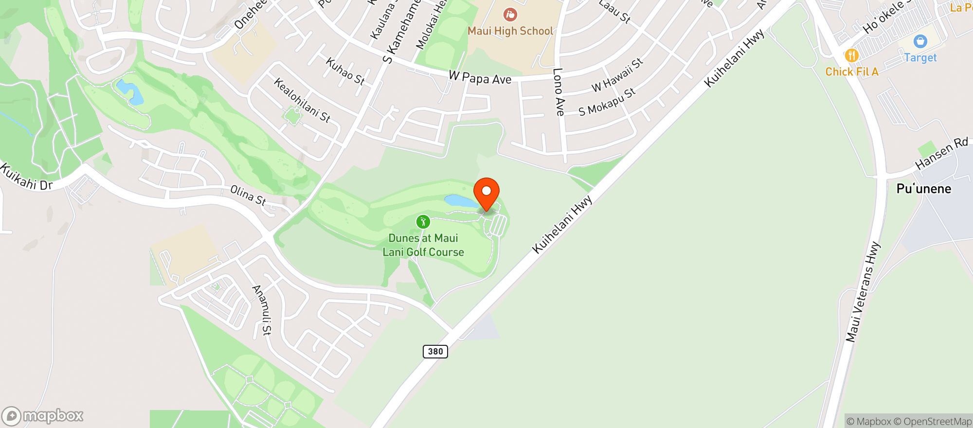 Map showing Fuego Argentinean Steakhouse