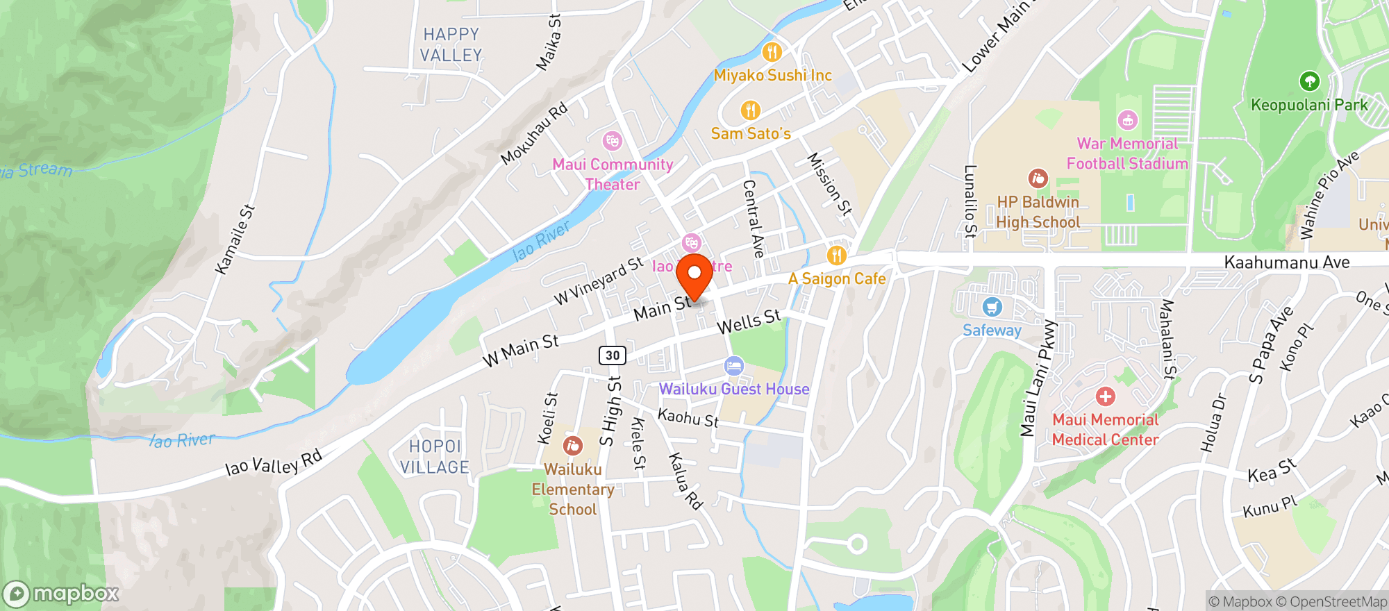Map showing 808 On Main