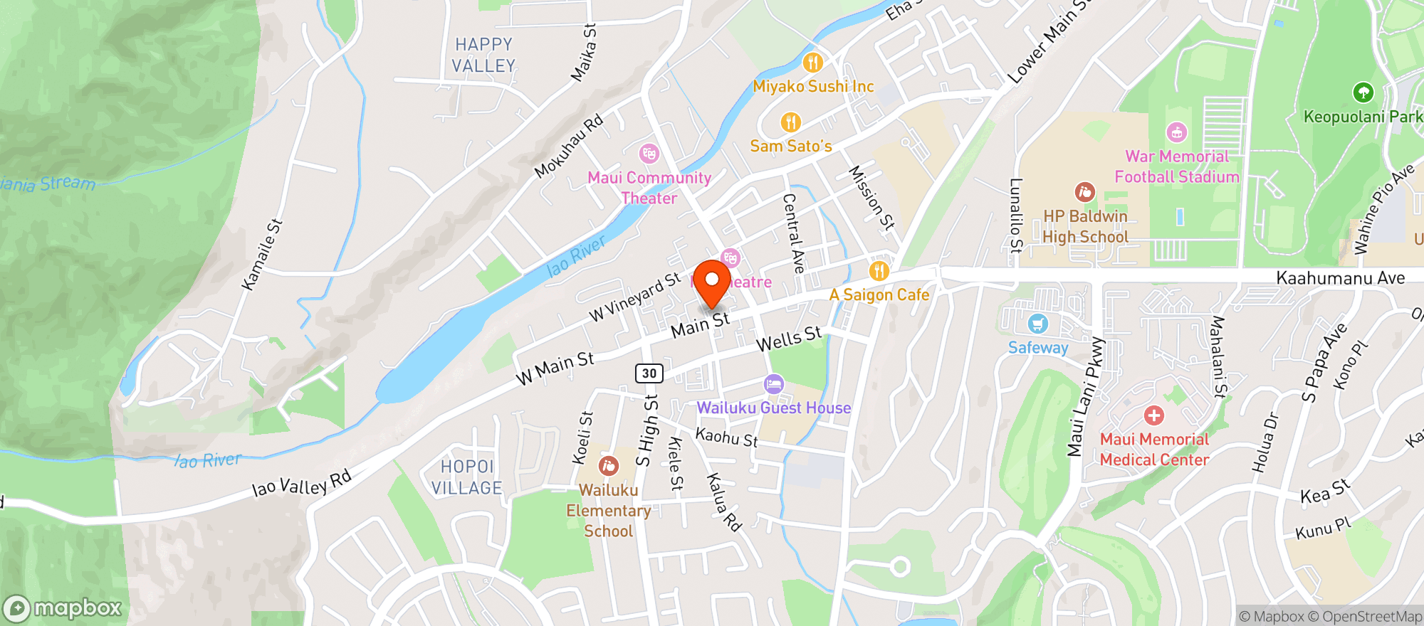 Map showing Parlay