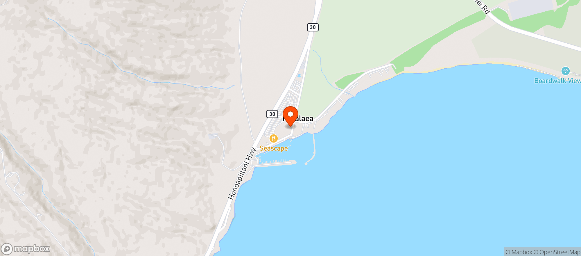 Map showing Havens Harborside Fish And Chips