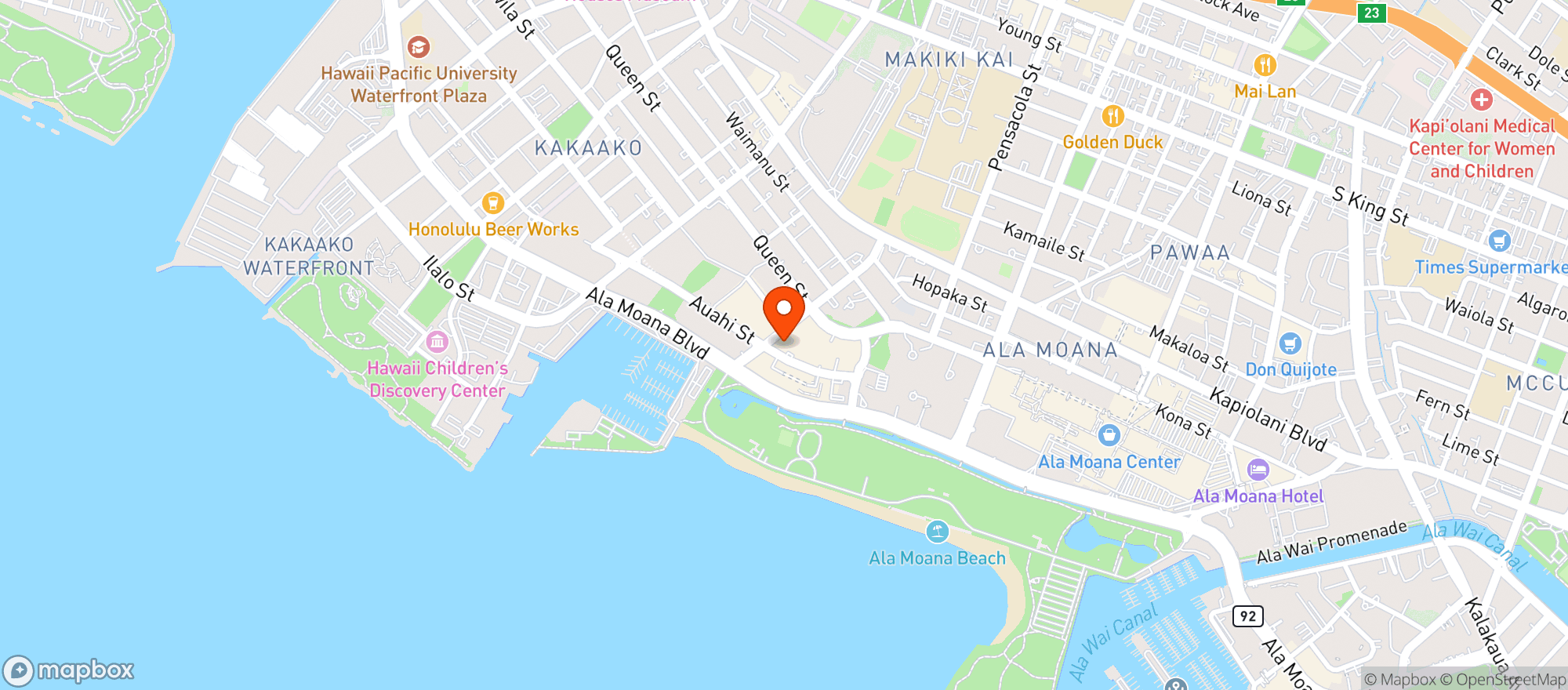Map showing Istanbul Restaurant