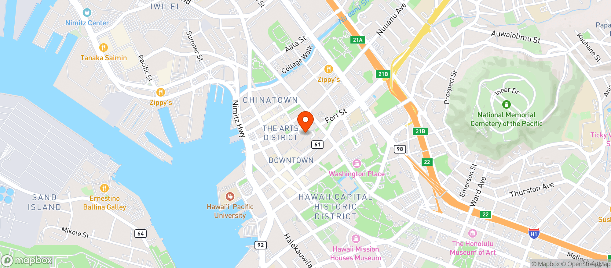 Map showing Proof Public House