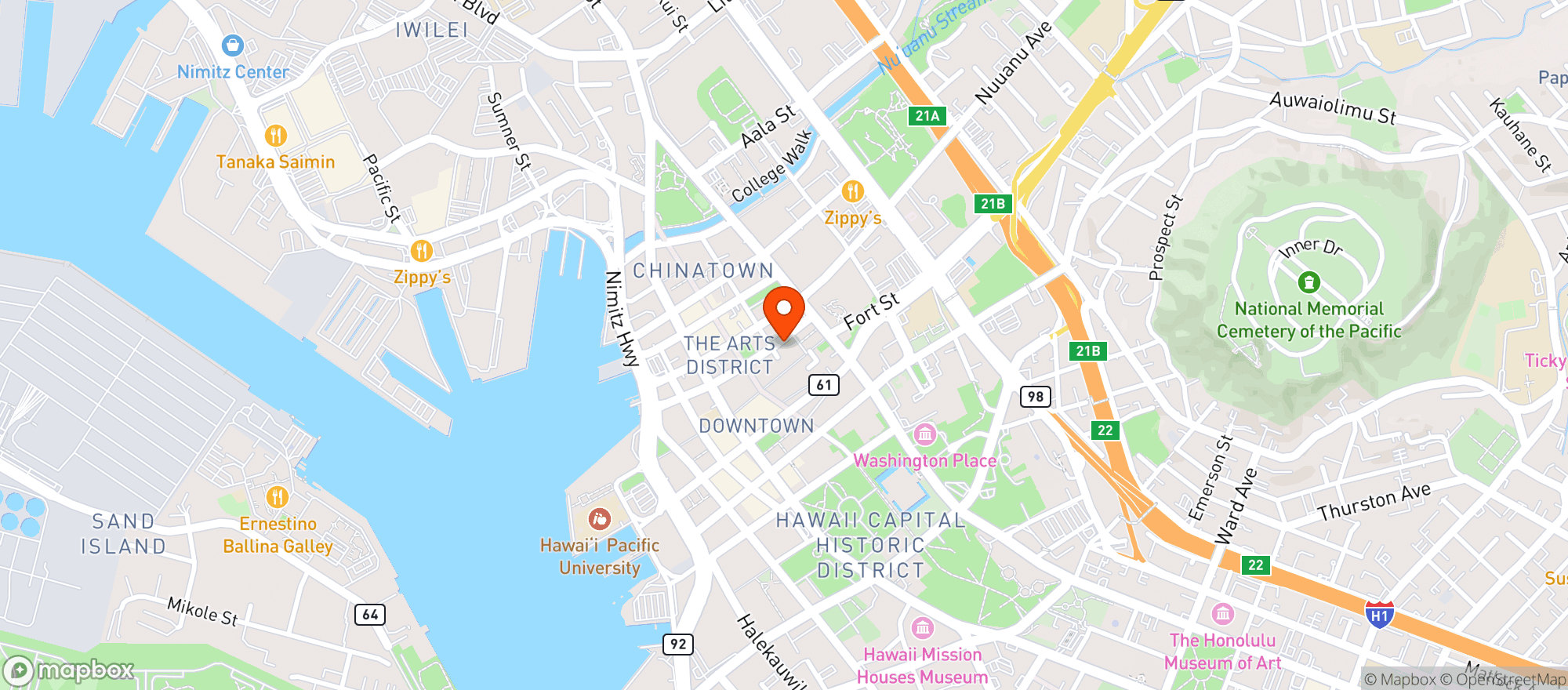 Map showing J. Dolan's