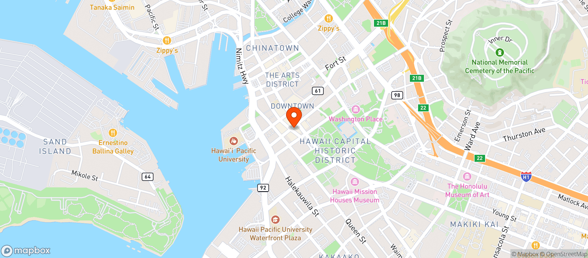 Map showing Podmore Llc