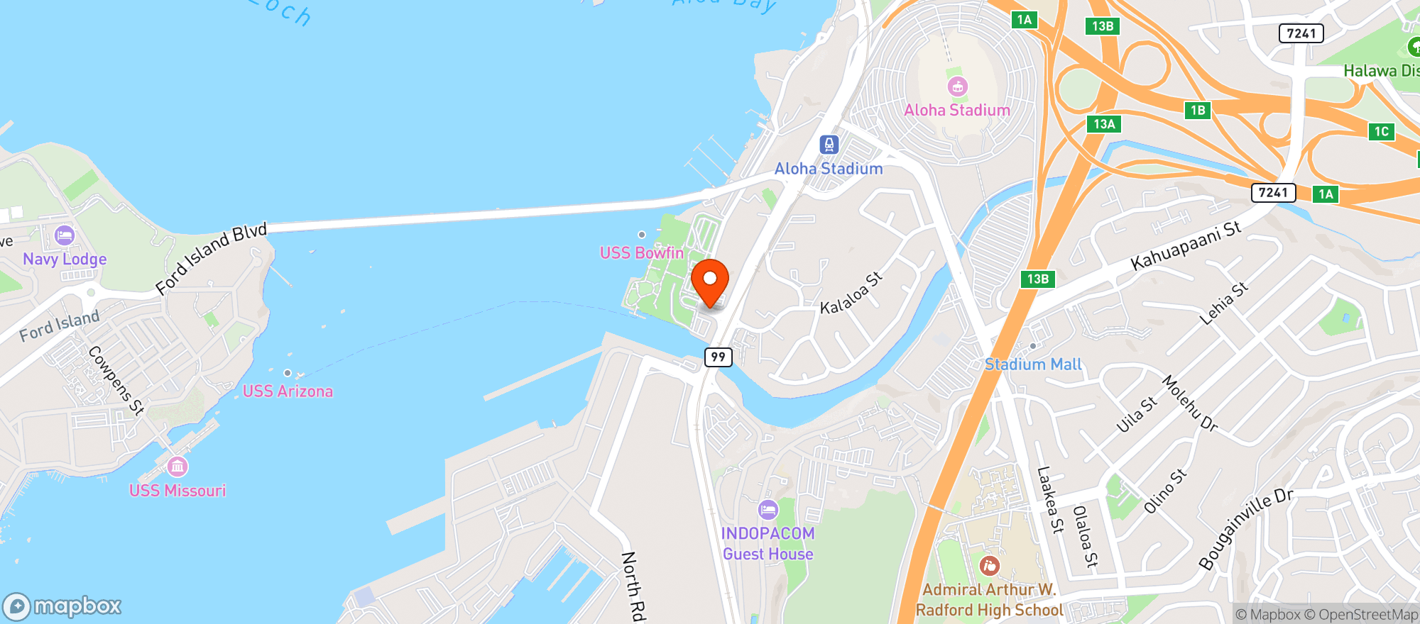 Map showing Restaurant 604