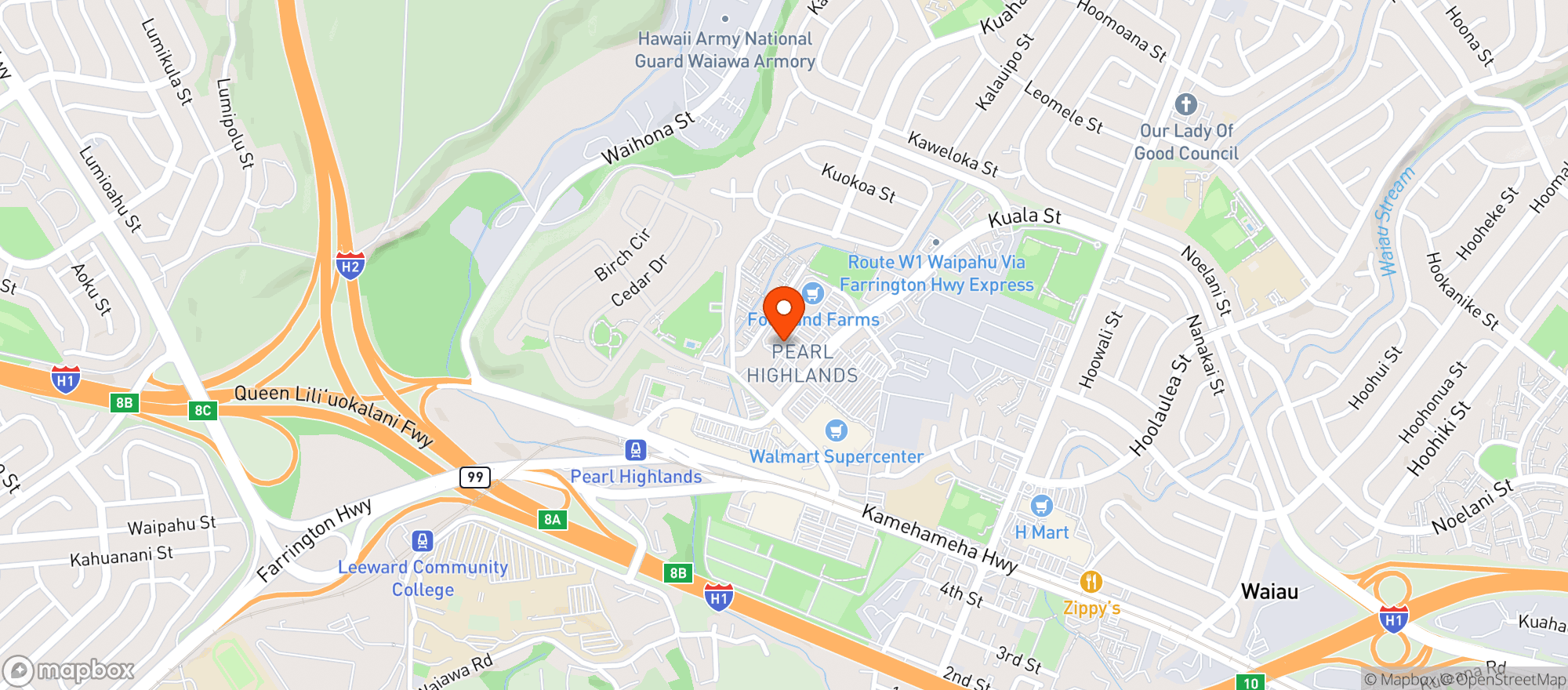 Map showing Longs Drug Store #4728