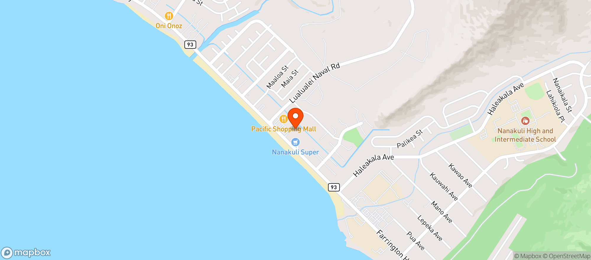 Map showing A & G Bar And Grill
