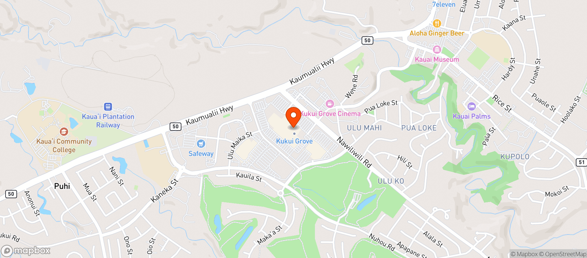 Map showing Longs Drug Store #9189